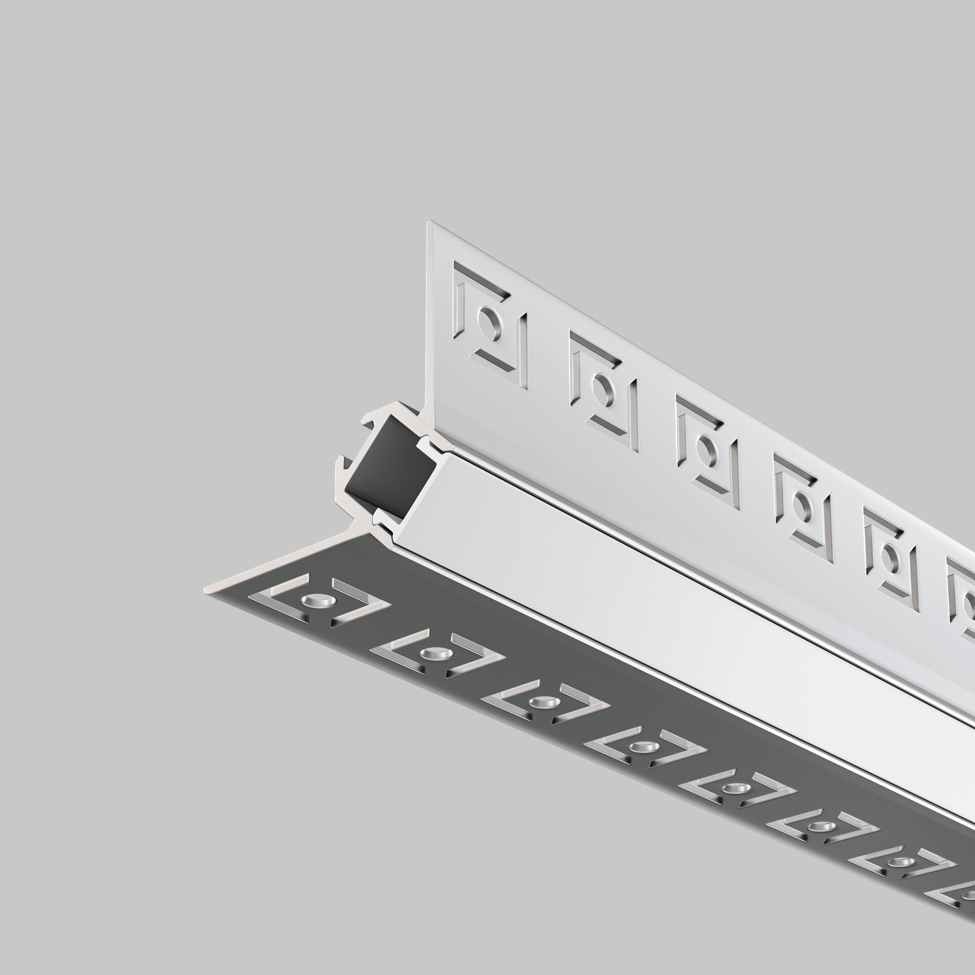 Алюминиевый профиль встраиваемый угловой для светодиодной ленты Maytoni Led strip ALM-5022-S-2M