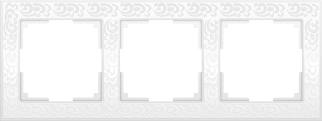 Рамка на 3 поста (белый) Werkel WL05-Frame-03-white a028964