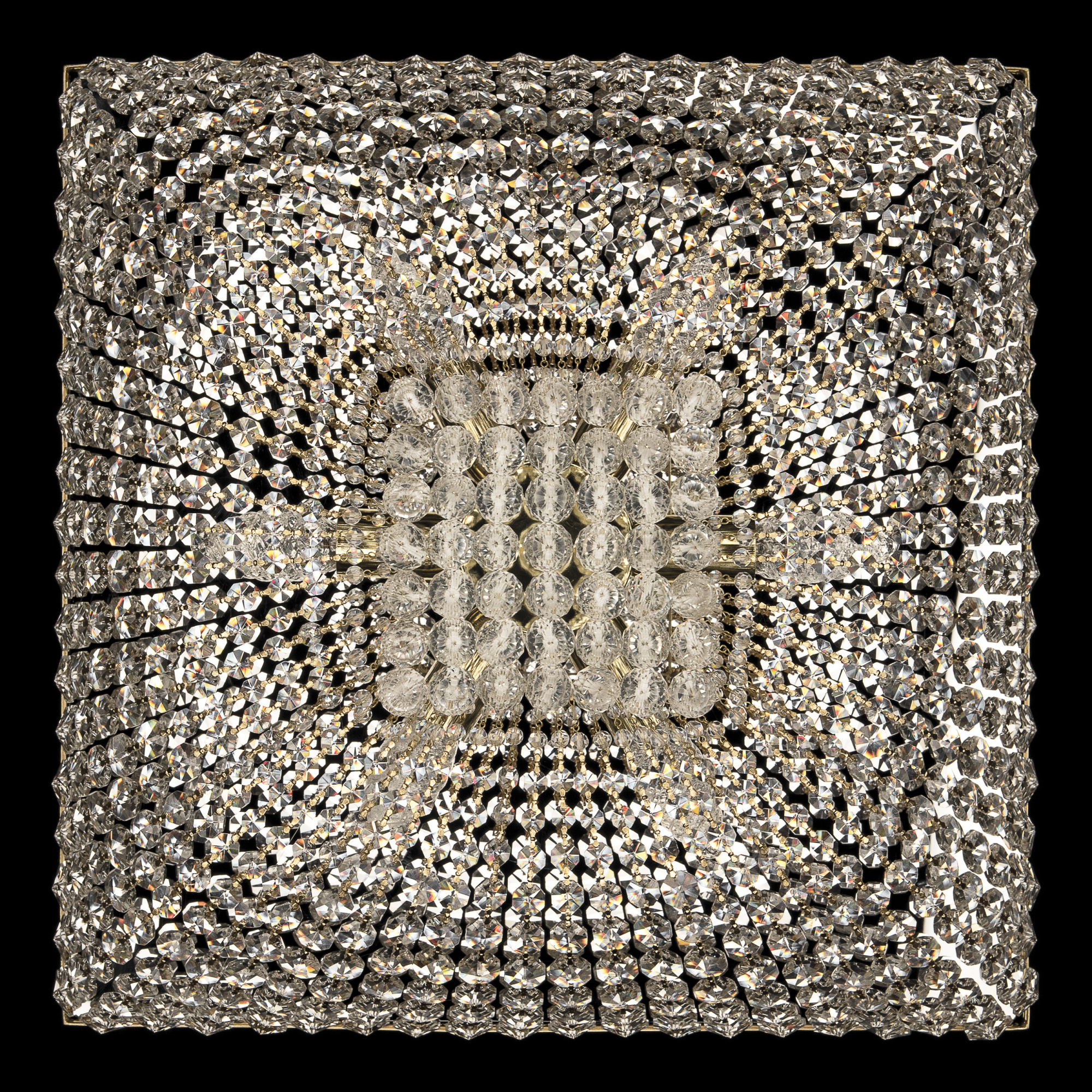 Люстра потолочная хрустальная Bohemia Crystal 19282/H2/35IV G